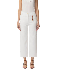Elisabetta Franchi Pantalone 5 tasche in cotone