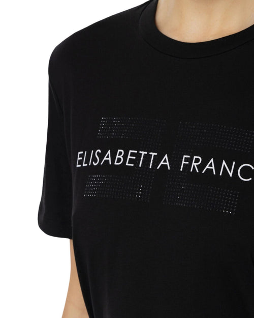 T-shirt Elisabetta Franchi in jersey con logo