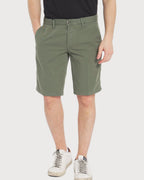Blauer Bermuda in cotone