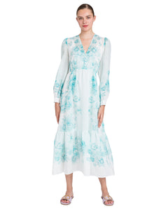 Twinset Abito lungo in fantasia floreale