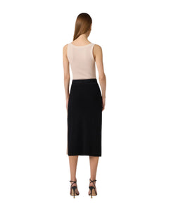 Elisabetta Franchi Top in maglia con stampa logo