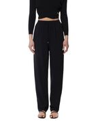 Elisabetta Franchi pantalone satin con logo