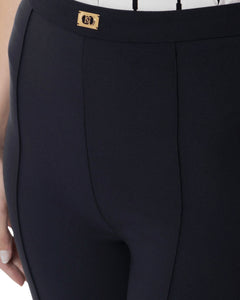 Elisabetta Franchi Pantalone aderente svasato