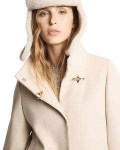 FAY Cappa in misto lana con gancio