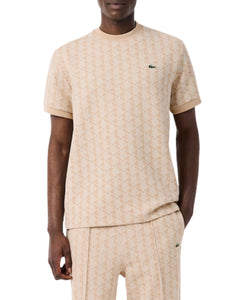 Lacoste t-shirt stampa logo monogram