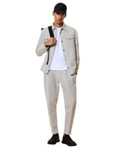 Roberto Ricci Design Pantalone in Lino e Cotone