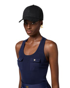 Elisabetta Franchi Cappello con visiera e inserto in rete