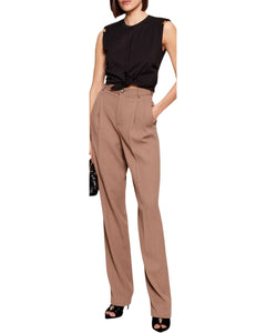 Elisabetta Franchi maglia in jersey con nodo