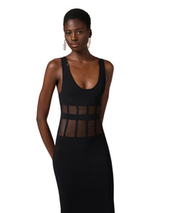 Elisabetta Franchi Abito in maglia effetto corsetto