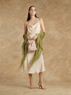 Simona Corsellini Top in raso sotto giacca