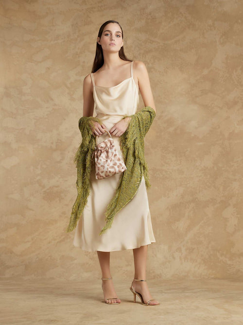 Simona Corsellini Top in raso sotto giacca