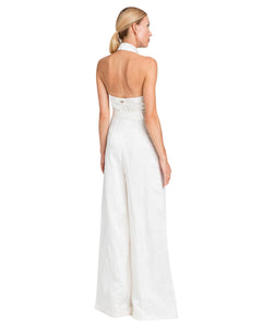 Twinset tuta in misto lino