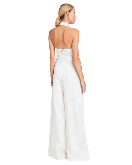 Twinset tuta in misto lino