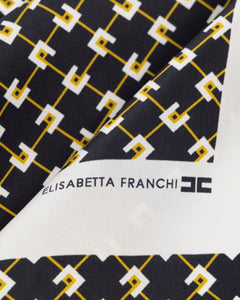 Elisabetta Franchi Foulard logo in seta