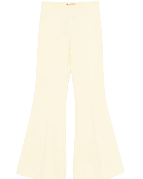 Twinset Pantalone svasato con logo