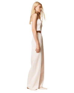 Twinset Pantalone a palazzo in duchesse
