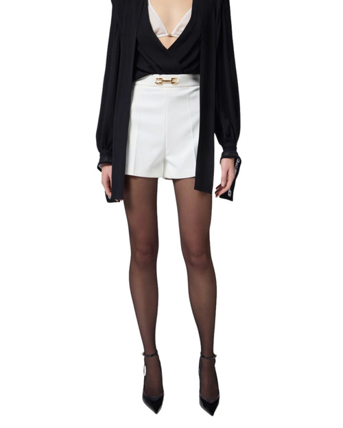 Elisabetta Franchi Short in crêpe