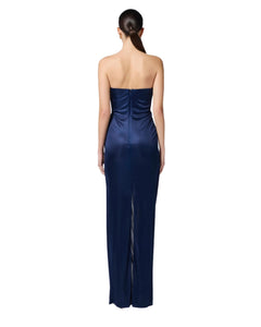 Elisabetta Franchi Abito Red Carpet in jersey lucido
