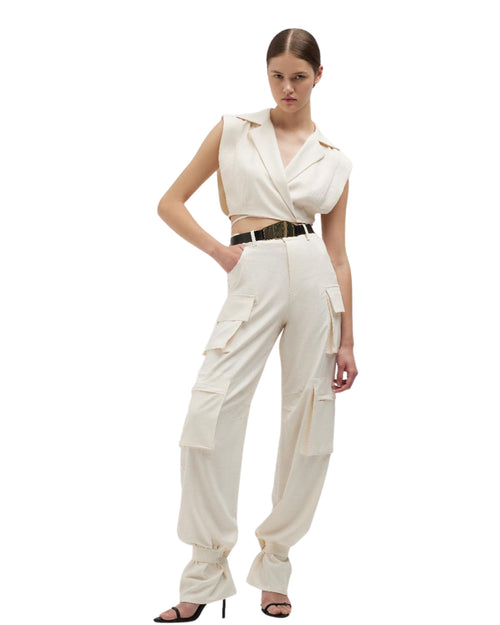 Simona Corsellini Pantalone cargo con maxi tasche