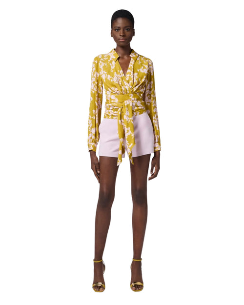 Elisabetta Franchi Short in crêpe