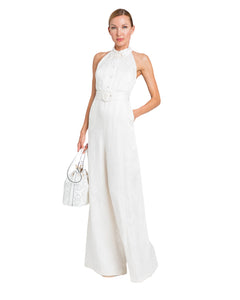 Twinset tuta in misto lino