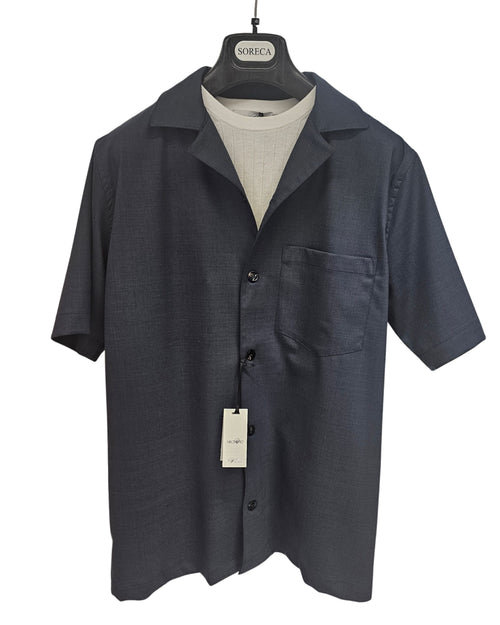 Archivio Milano Camicia mezza manica Over con taschino
