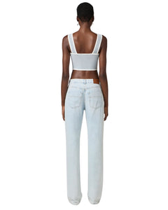 Elisabetta Franchi Jeans vita bassa a palazzo