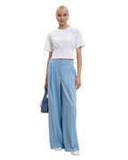 Twinset T-Shirt in cotone effetto corsetto
