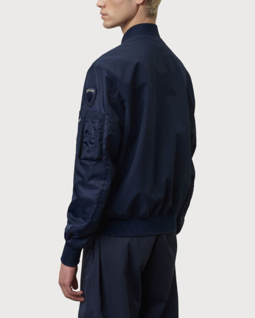 Blauer Giubbino Bomber John
