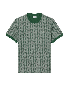 Lacoste t-shirt stampa logo monogram
