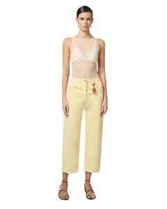 Elisabetta Franchi Pantalone 5 tasche in cotone