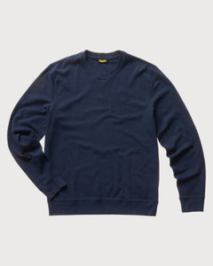 Blauer Felpa Pique Mini Patch Logo
