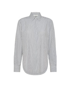 Camicia taglio maschile a righe in cotone CA1399 210322