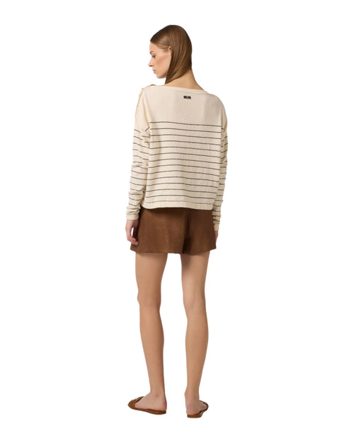 Elisabetta Franchi Short in misto lino