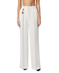 Elisabetta Franchi Pantalone in misto lino