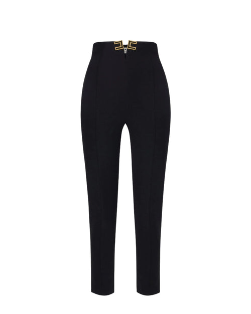 Elisabetta Franchi Pantalone slim fit in crêpe