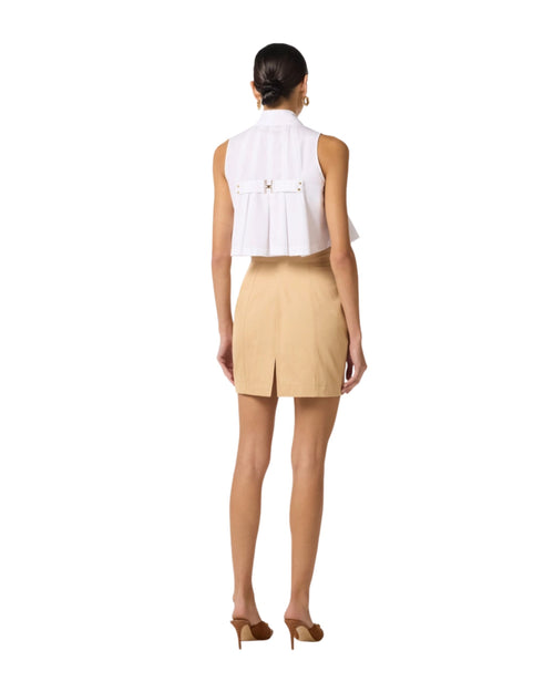 Elisabetta Franchi gonna in cotone con tasconi