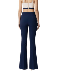Elisabetta Franchi Pantalone aderente svasato
