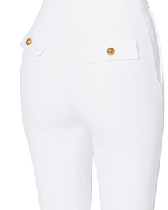 Elisabetta Franchi Pantalone cropped svasato