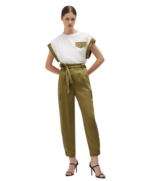 Simona Corsellini Pantalone fluido con maxi tasche