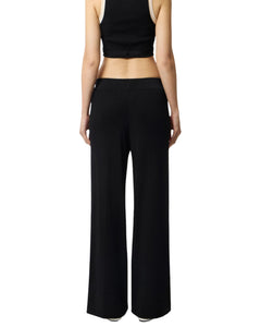 Elisabetta Franchi Pantalone in maglia con spacchi