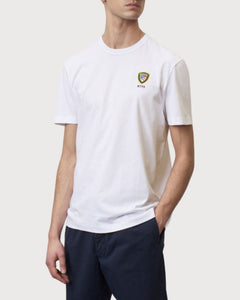 Blauer T-Shirt Girocollo