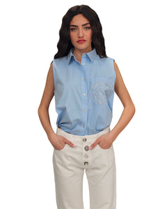 19.70 by Seventy Camicia con strass