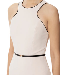 Elisabetta Franchi Abito mini in crêpe stretch