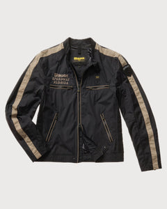 Blauer Giubbino Biker Jacob
