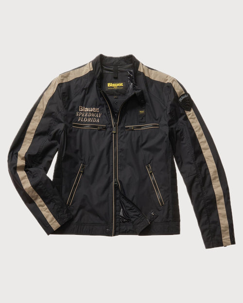 Blauer Giubbino Biker Jacob