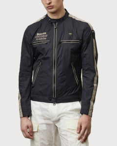 Blauer Giubbino Biker Jacob