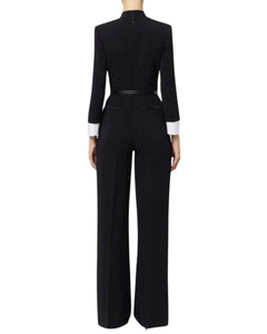 Elisabetta Franchi Tuta blazer in raso