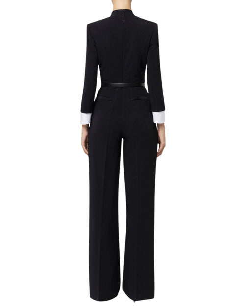 Elisabetta Franchi Tuta blazer in raso