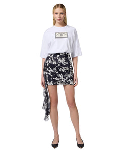 Elisabetta Franchi T-Shirt over in cotone